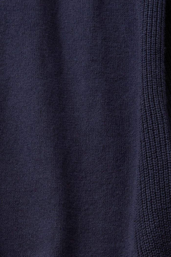 Jemně tkaný pulovr, NAVY, detail image number 5