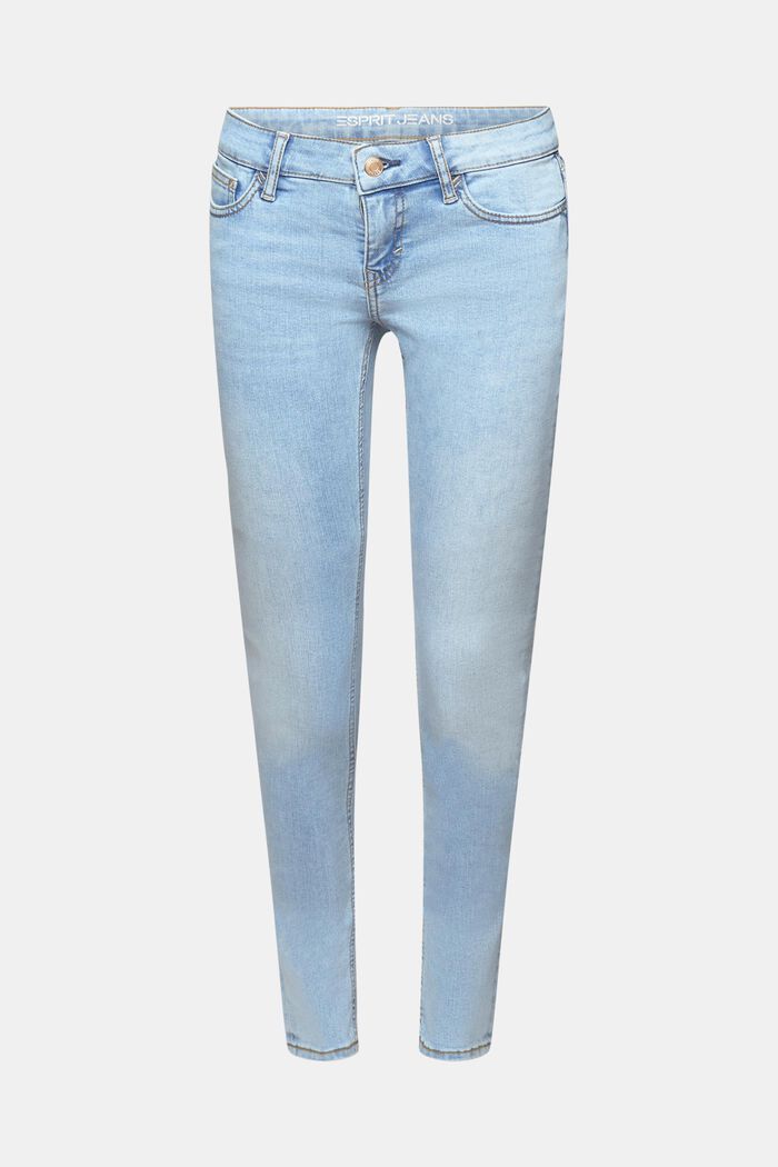 Skinny džíny s nízkým pasem, BLUE LIGHT WASHED, detail image number 6