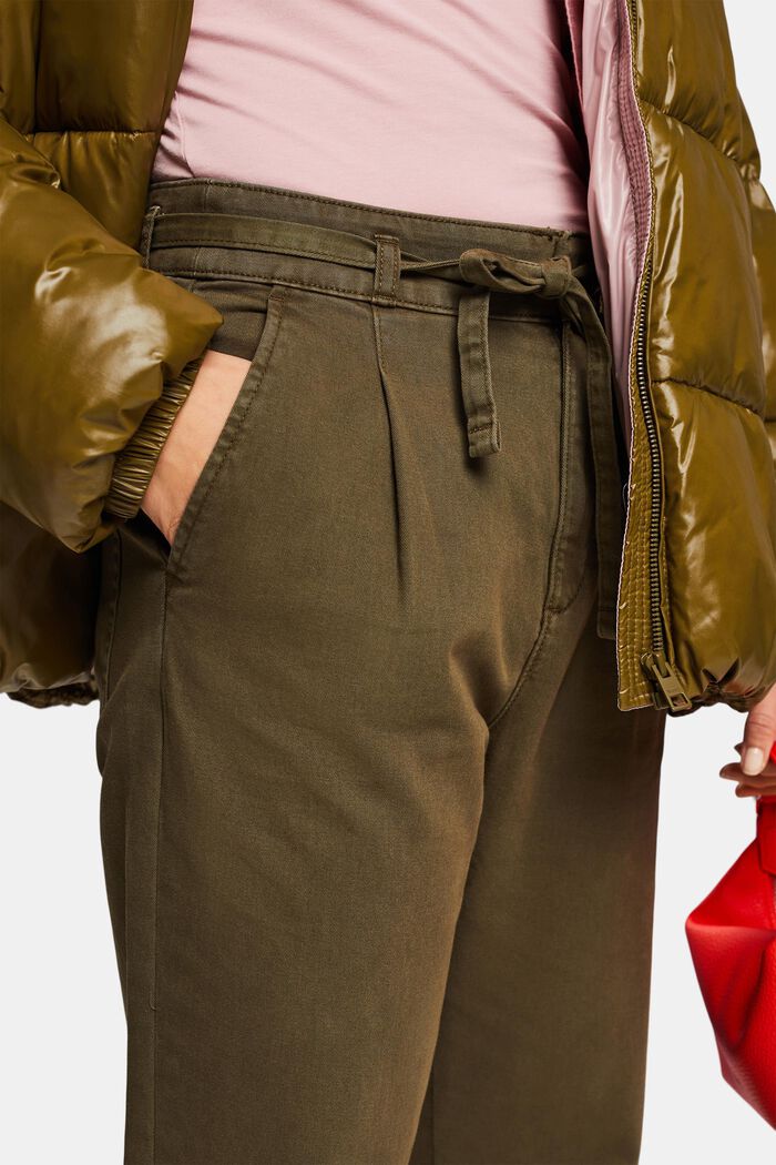 Kalhoty chino, KHAKI GREEN, detail image number 2