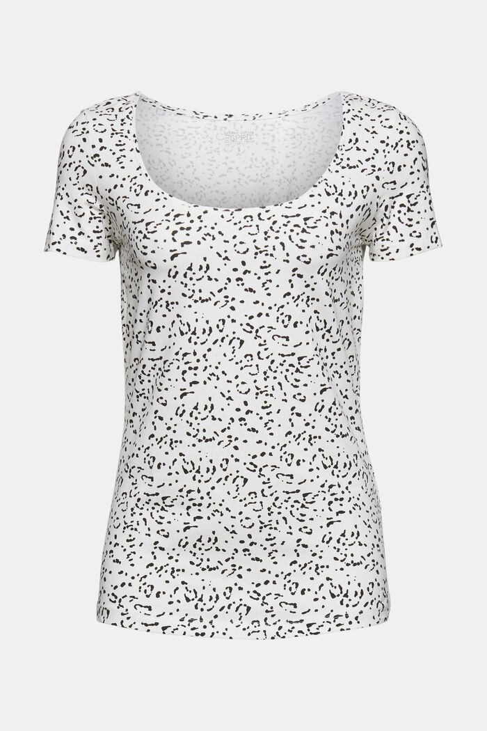 Tričko s natištěným vzorem, bio bavlna, OFF WHITE, detail image number 2