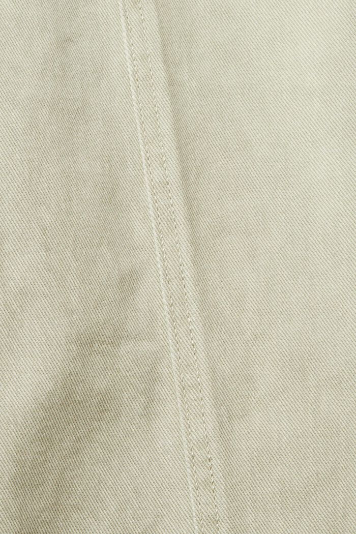Kalhotová sukně s vysokým pasem, PALE KHAKI, detail image number 4