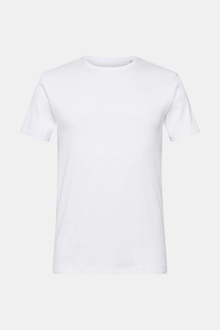 Žerzejové tričko s úzkým střihem, WHITE, detail image number 6