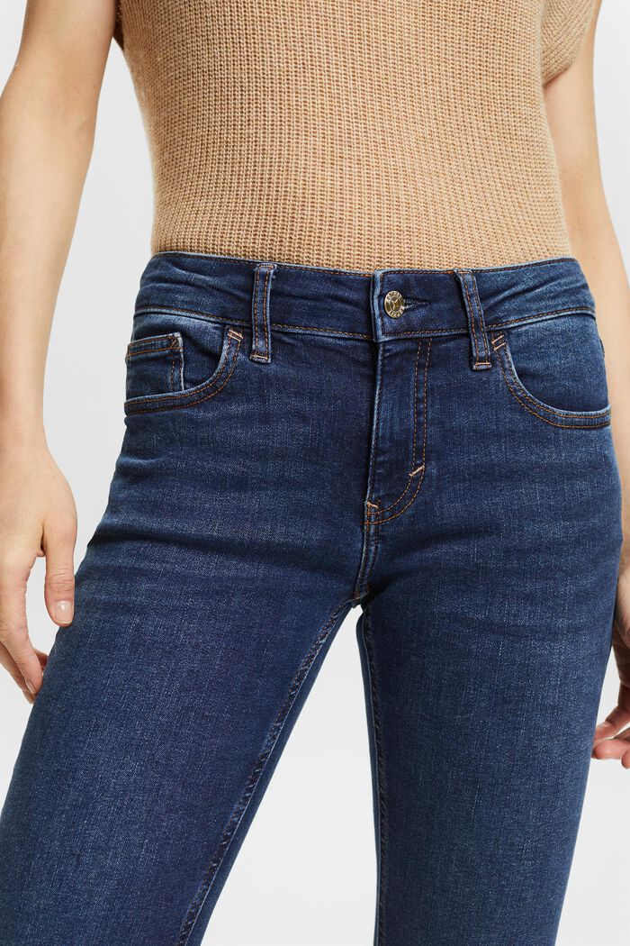 Strečové džíny s úzkým střihem Slim Fit, BLUE DARK WASHED, detail image number 4