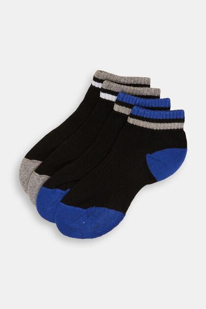 2 páry sportovních ponožek s barevnými akcenty