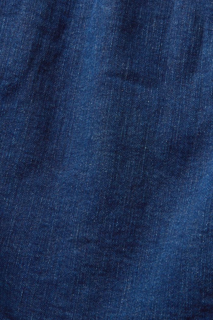 Džínová bunda s obnošeným vzhledem, bio bavlna, BLUE DARK WASHED, detail image number 5