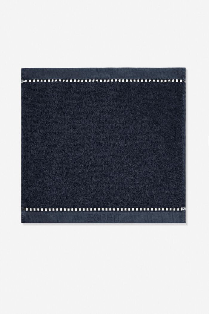 S materiálem TENCEL™: sada ručníků z froté, NAVY BLUE, detail image number 5