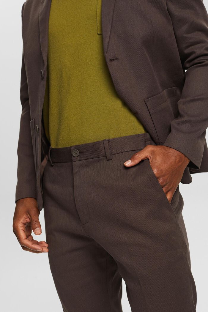 HEMP mix + match: kalhoty, BROWN, detail image number 3