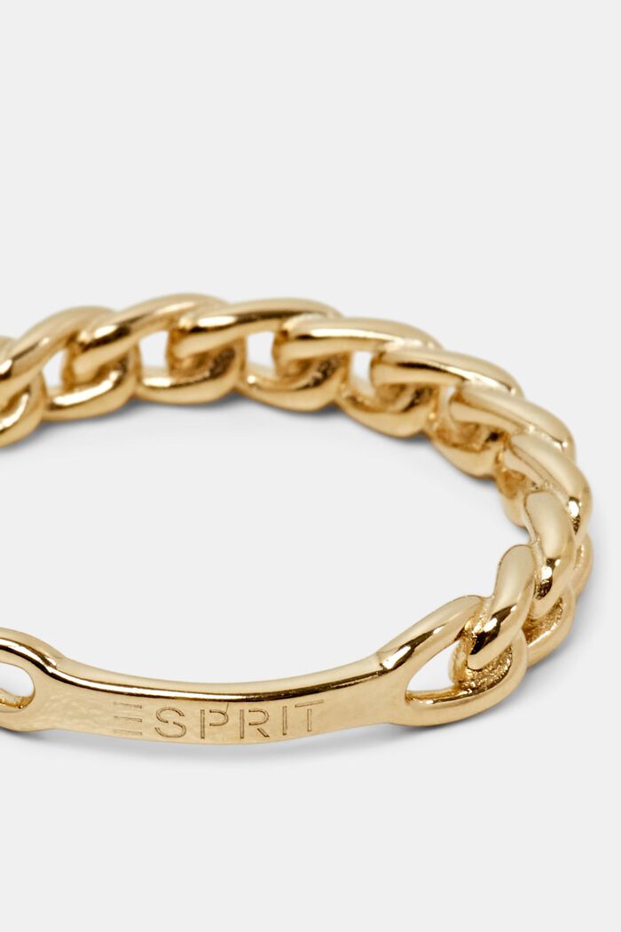 Řetízkový prsten, sterlingové stříbro, GOLD, detail image number 1