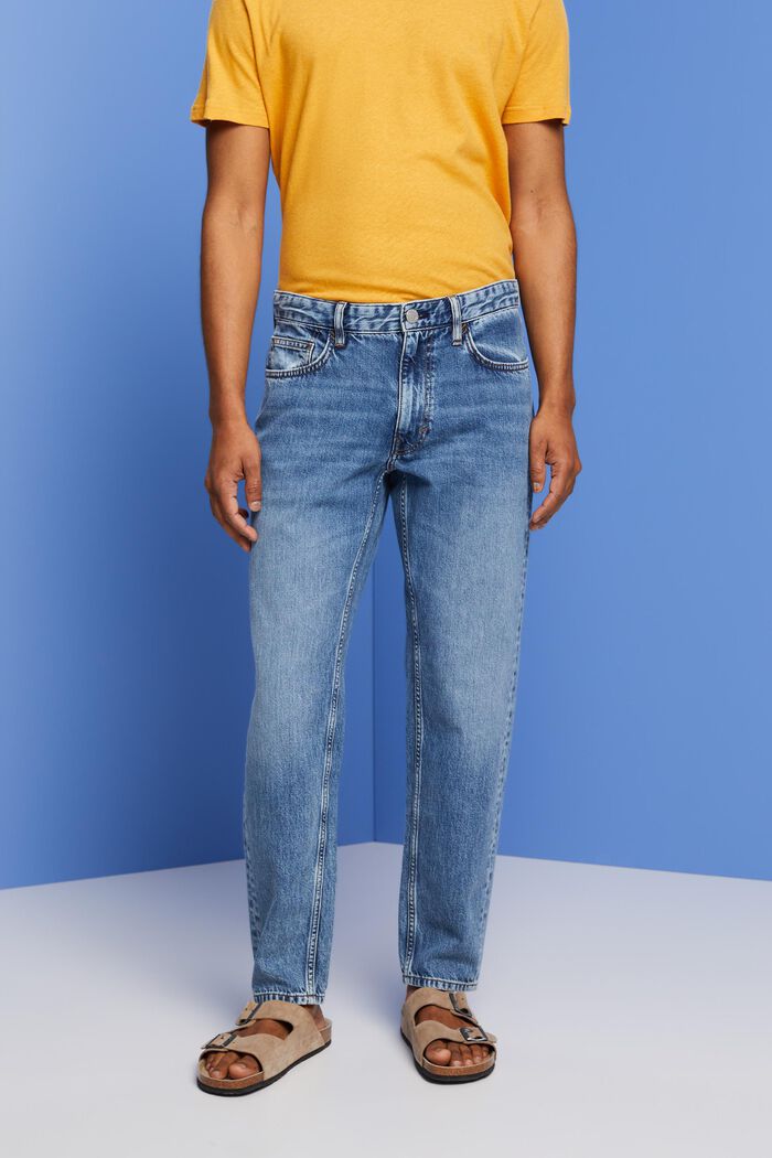 Ležérní džíny s úzkým střihem Slim Fit, BLUE MEDIUM WASHED, detail image number 0