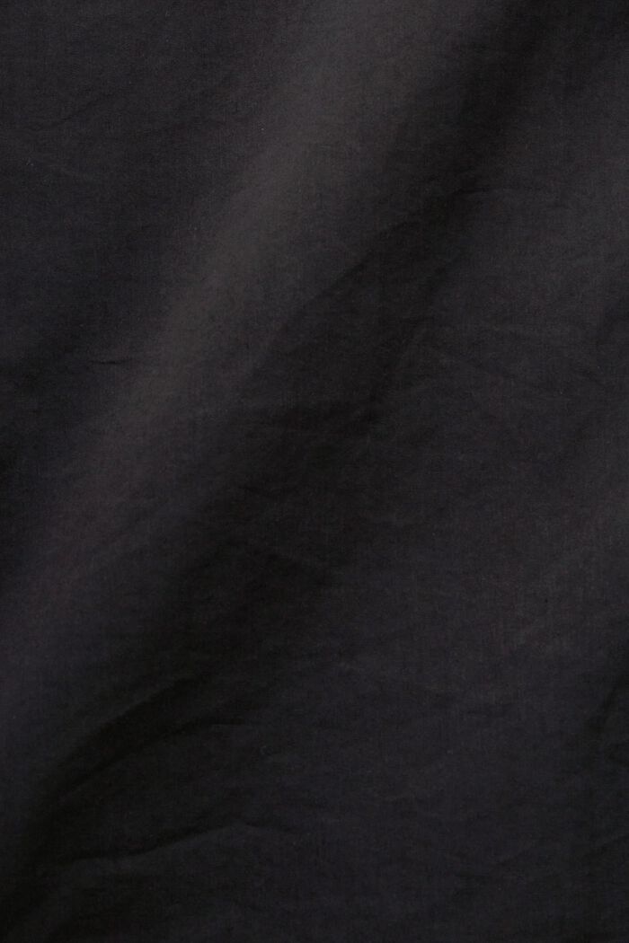 Košile s krátkým rukávem, směs s bavlnou, BLACK, detail image number 6