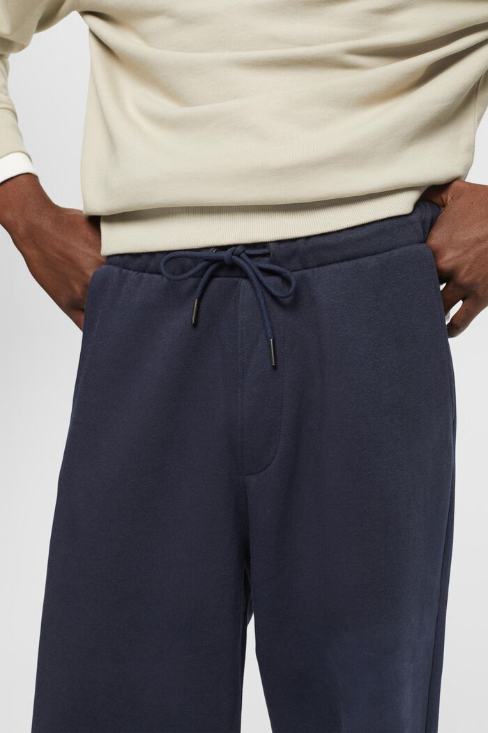 Joggingové kalhoty s širokými nohavicemi, NAVY, detail image number 2
