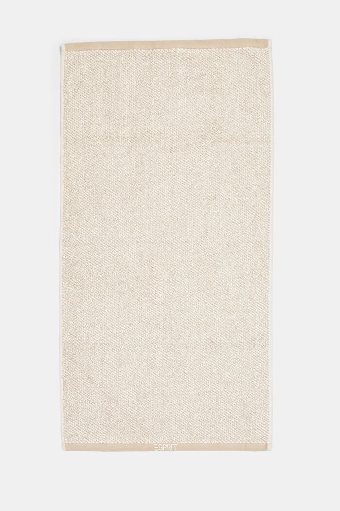 Melírovaný ručník, 100% bavlna, SAND, detail image number 2