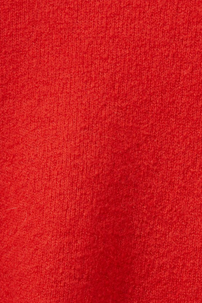 Pletené minišaty, RED, detail image number 5