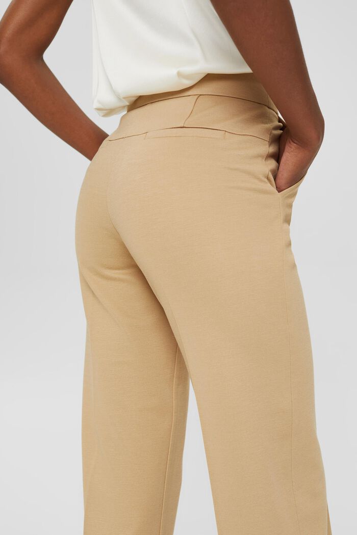 Pants woven High Rise Wide Leg Culotte, CAMEL, detail image number 2