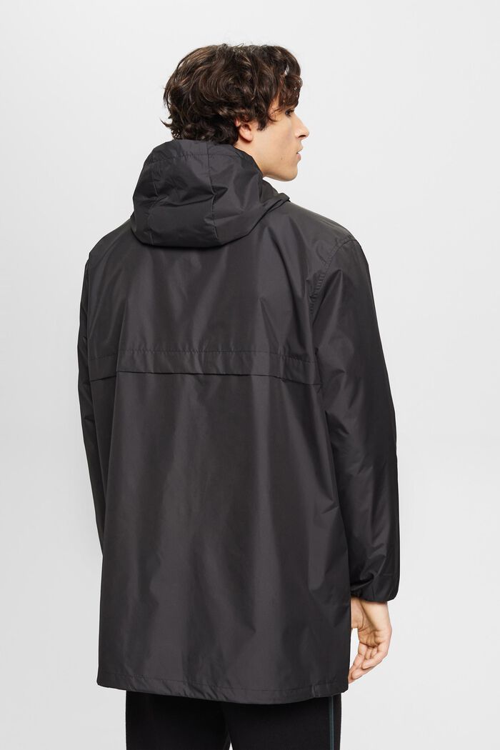 Lehká bunda s kapucí do deště, BLACK, detail image number 3