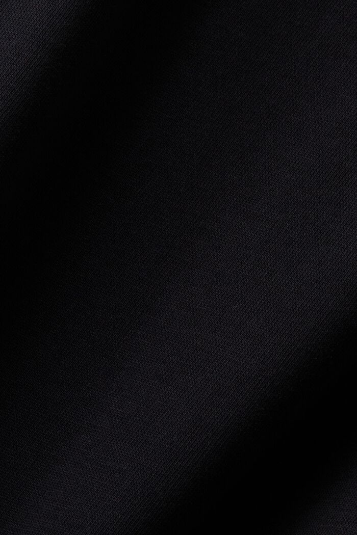 Tričko s natištěným logem, 100% bavlna, BLACK, detail image number 5