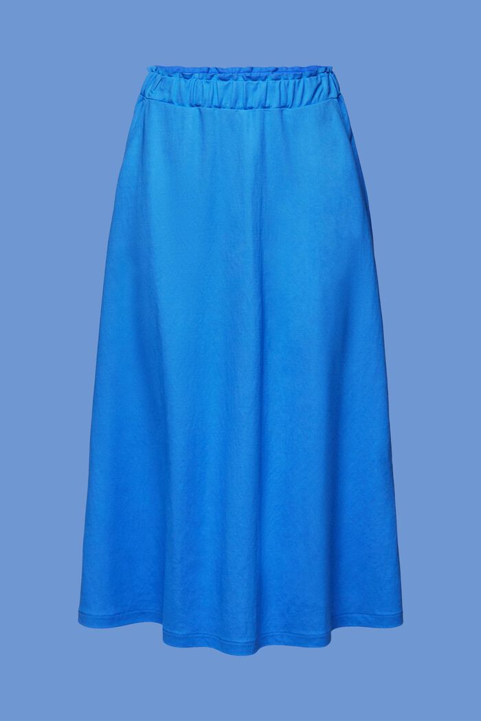 Midi sukně s elastickým pasem, BRIGHT BLUE, detail image number 7
