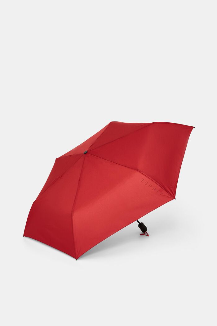 Červený skládací deštník Easymatic slimline, FLAG RED, detail image number 2