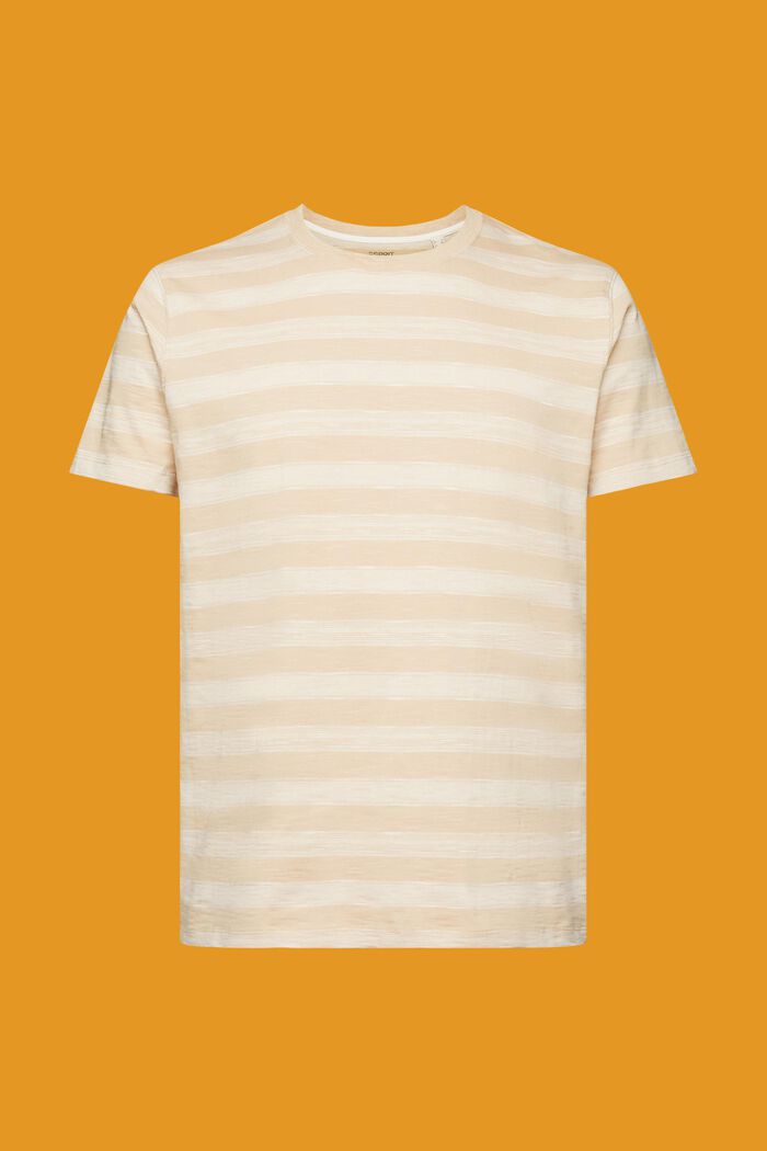 Proužkované tričko, 100% bavlna, SAND, detail image number 6