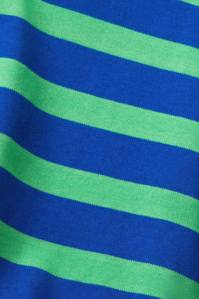 Pruhované tričko se stočeným detailem, BRIGHT BLUE, detail image number 5
