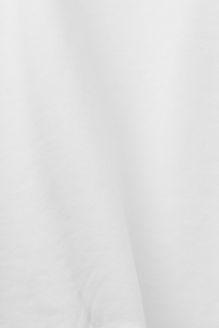 Mikina s logem, z bio bavlny, OFF WHITE, detail image number 4
