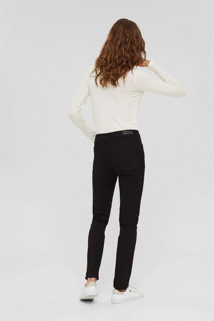 Strečové džíny ze směsi s bio bavlnou, BLACK RINSE, detail image number 3