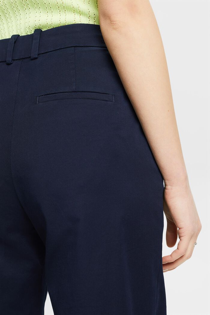 Kalhoty chino se širokými nohavicemi, NAVY, detail image number 3