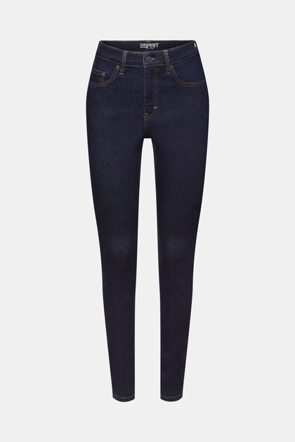 Skinny džíny s vysokým pasem, strečová bavlna
