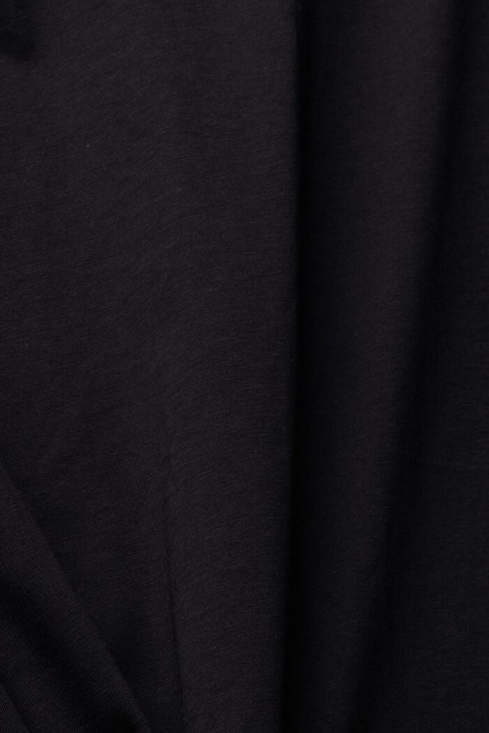 Zkrácené tričko s potiskem, BLACK, detail image number 4