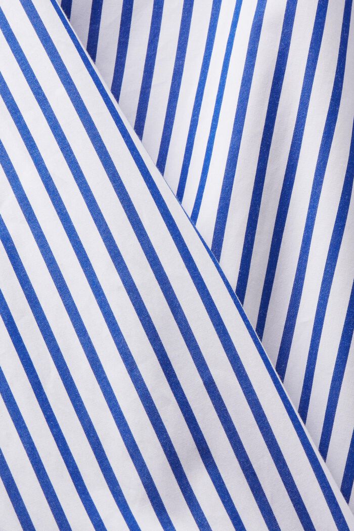 Pruhovaná košile z popelínu, BRIGHT BLUE, detail image number 5
