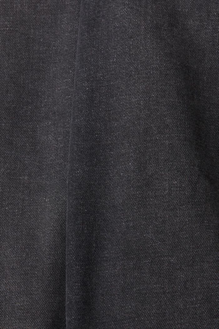Zkrácené strečové džíny ve stylu devadesátek, BLACK DARK WASHED, detail image number 6