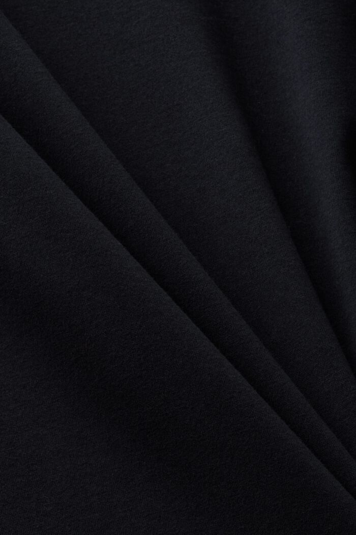 Top s dlouhými rukávy, bavlna, BLACK, detail image number 5