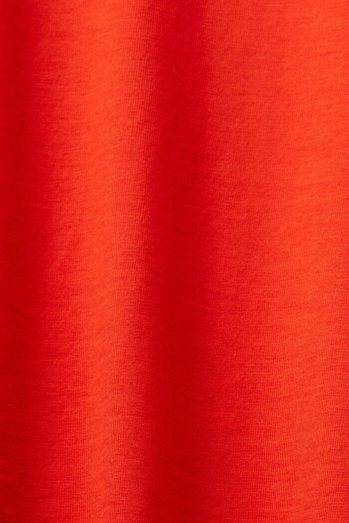 Tričko s vyšitým logem, bavlna pima, RED, detail image number 5
