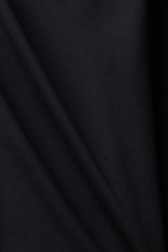 Strečové kalhoty s gumou v pase, BLACK, detail image number 6