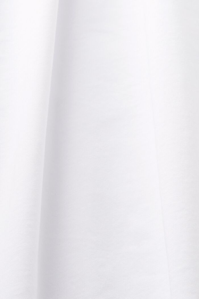 Žerzejové tričko z bio bavlny, WHITE, detail image number 4