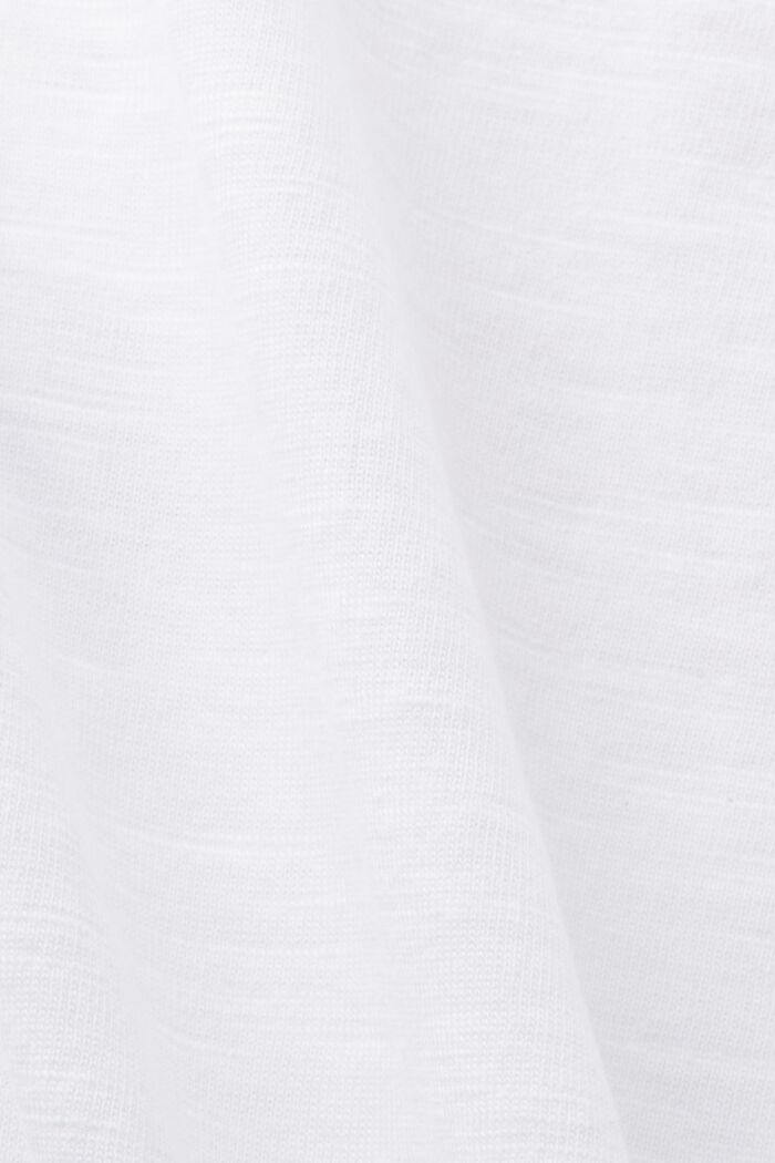Tričko s potiskem na předním dílu, 100% bavlna, WHITE, detail image number 5