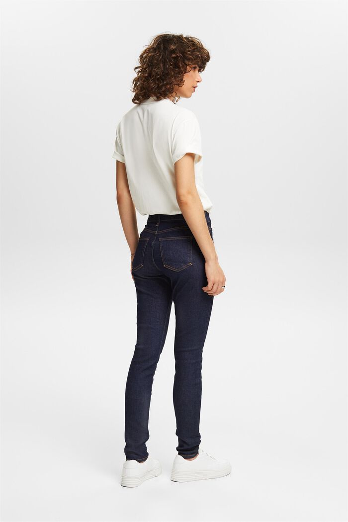 Skinny džíny se střední výškou pasu, BLUE RINSE, detail image number 2