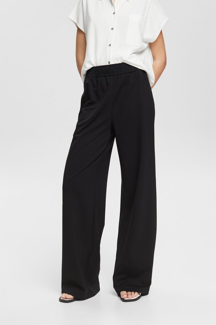SPORTY PUNTO mix & match kalhoty s rozšířenými nohavicemi, BLACK, detail image number 0