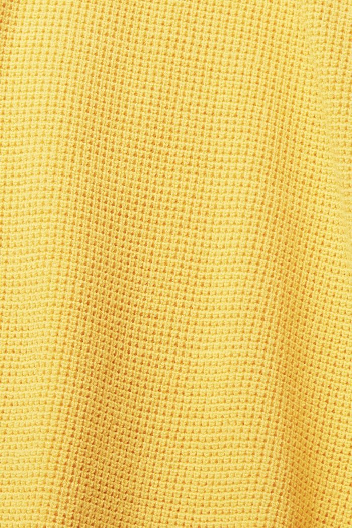 Volný pulovr se špičatým výstřihem, YELLOW, detail image number 5