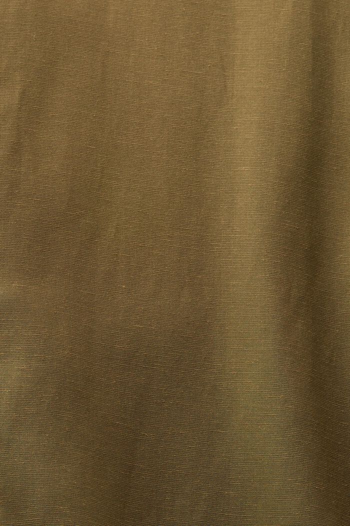 Oversize propínací košile, KHAKI GREEN, detail image number 5