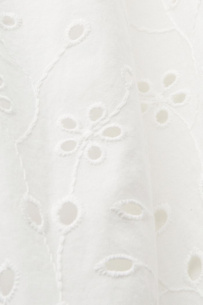 Bavlněné krajkové šaty, OFF WHITE, detail image number 4