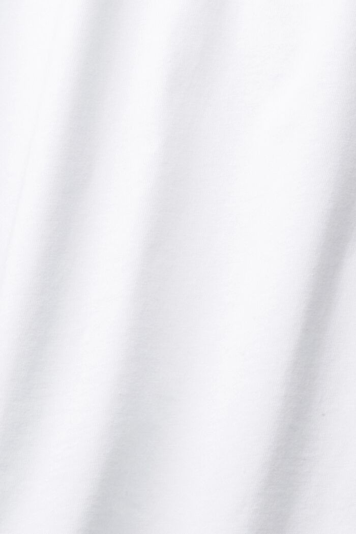 Tričko s nařasenými rameny, WHITE, detail image number 4