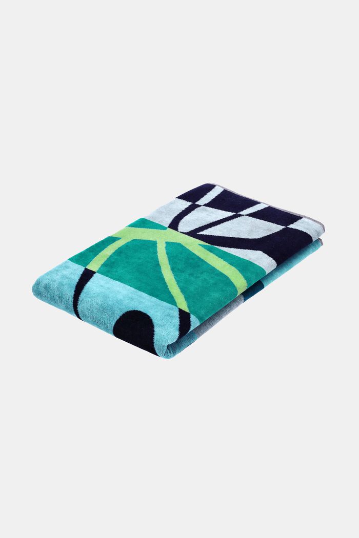 Vícebarevný plážový ručník, DEEP WATER, detail image number 2