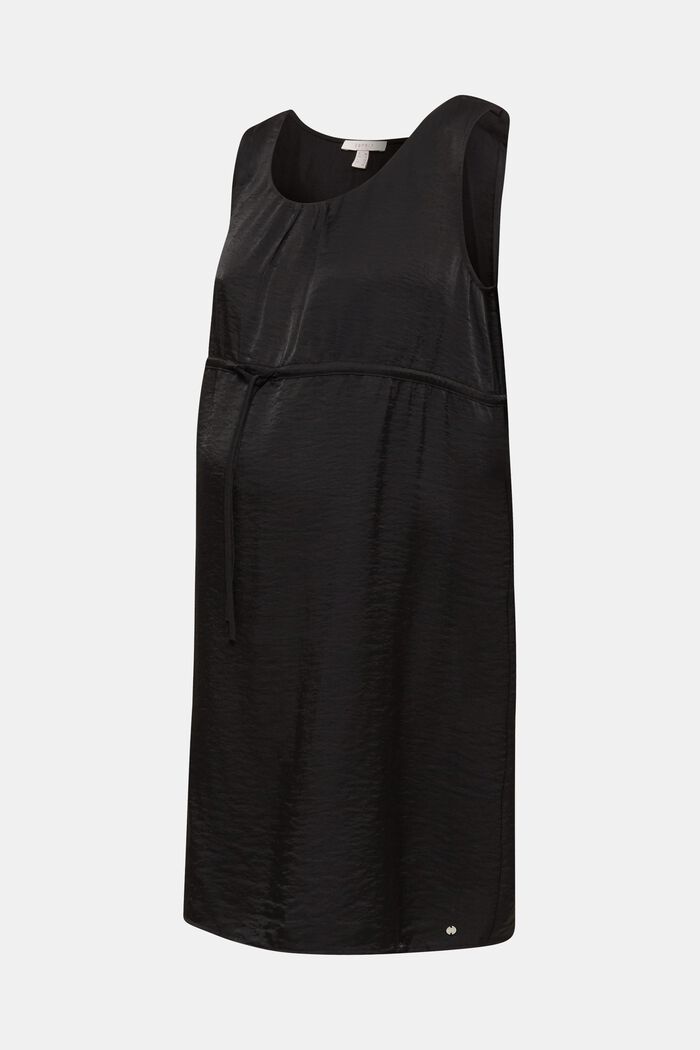 Tkané šaty s tunýlkem, BLACK, detail image number 0