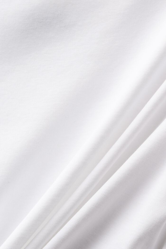 Tričko s lodičkovým výstřihem, WHITE, detail image number 6