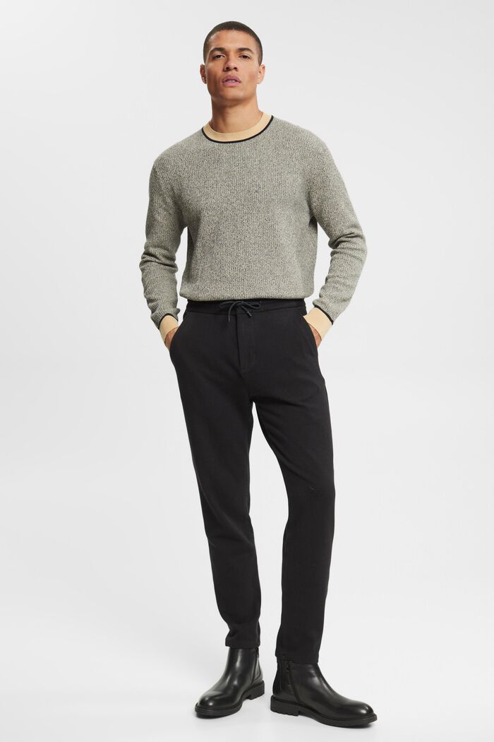 Kalhoty v joggingovém stylu, BLACK, detail image number 3