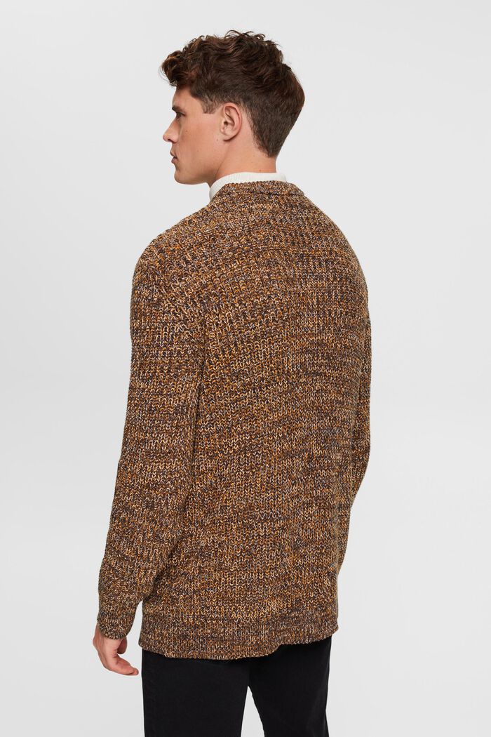 Vícebarevný pletený pulovr, BARK, detail image number 3