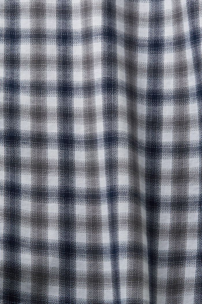 Károvaná košile z bavlněného flanelu, PASTEL GREY, detail image number 5
