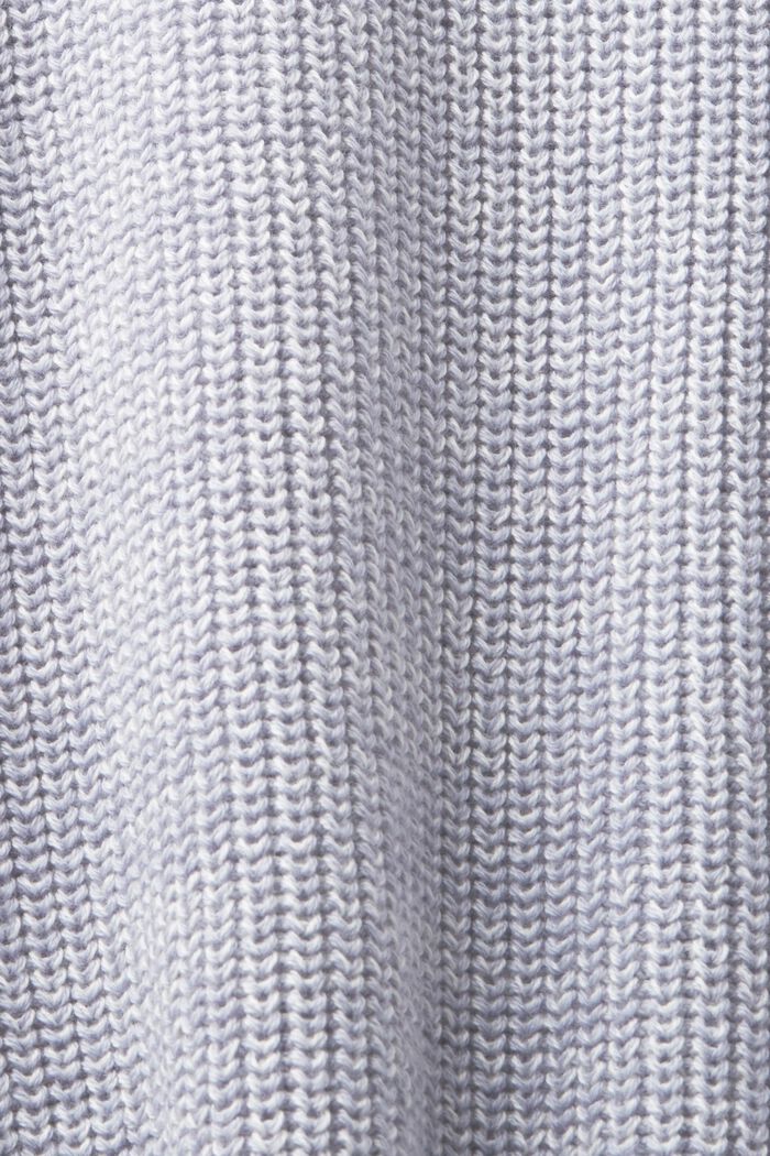 Pulovr s krátkým rolákovým límce, z žebrové pleteniny, LIGHT BLUE LAVENDER, detail image number 6