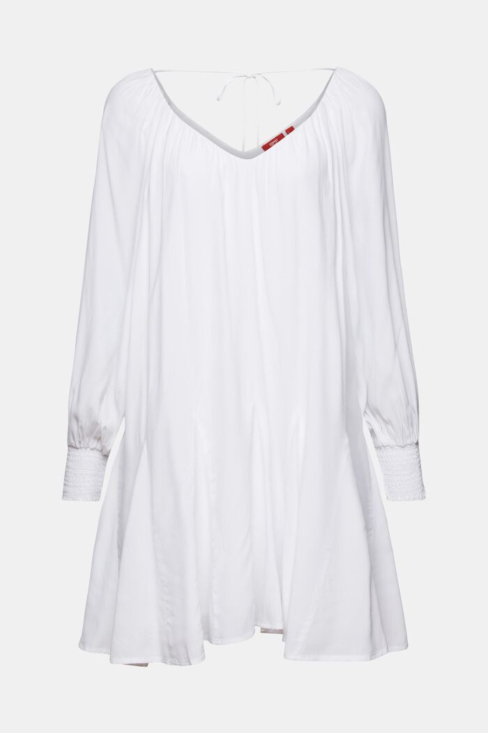 Mini šaty godetového střihu, WHITE, detail image number 6
